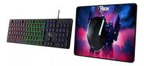 Kit Xtech XTK-535S Teclado/ Mouse/ Mouse Pad/ RGB/ USB/ Esp