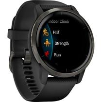 Smartwatch Garmin Venu 2 010-02430-11 com Tela de 1.3"/Bluetooth/GPS/5 Atm - Black