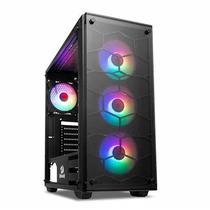 Redragon Gabinete GC-606BK-3RGB Wheeljack Negro