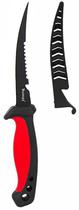 Sumax Pesca Accesorios Cuchillo de Pesca SU-2405- Acero Inoxidable SU-2405-R Rojo