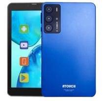 Tablet Atouch Apad 5G 256GB / 8GB / Wifi / Dual Sim / Android 13 / 7" / 8MP - Blue