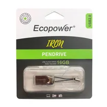 Pendrive Ecopower 16GB Iron USB 2.0
