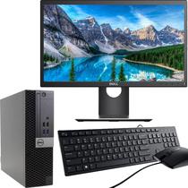 PC Dell Optiplex 7040 Intel i7-6700 3.40GHZ HD+ 20" 16GB de Ram/256GB SSD/W10 Pro - Preto