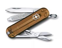 Victorinox Unisex Navaja de Bolsillo Pequena Acero Inoxidable 58 MM Brown