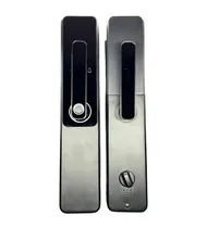 Fechadura Digital S802PRO Wifi Tuya/Senha/Cartão/Chave Preto
