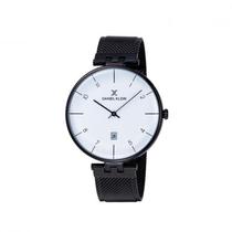 Relogio Analogico Daniel Klein Fiord DK11890-6 Masculino, Metal - Preto e Branco