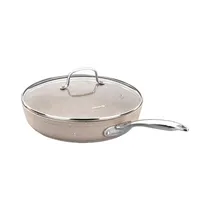 SartéN Con Tapa Korkmaz Granita A1855 2L 24 CM Beige