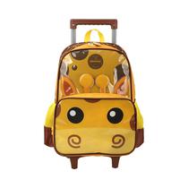 Mochila Con Ruedas UP4YOU Petit Life Style Jirafa IC39942UP-AM Amarillo