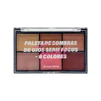 Paleta de Sombras Ayvanna Serie Focus 6 Colores 01 Raspberry Red 1.5GR