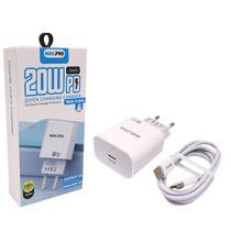 Carregador Midipro MDP-20W Type-C + Cabo USB Type-C para Type-C 3A