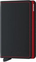 Carteira para Cartao Secrid Slimwallet- SM Matte Black Red