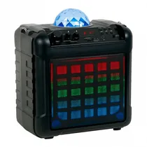 Caixa de Som Gemini MPA-K650 Recarrega. C/Mic BT Black