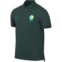 Camiseta Nike Polo Masculino Sportswear Brasil Matchup s Verde - FJ7304397