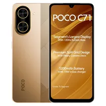 Celular Xiaomi Poco C71 - 3/64GB - 6.88’’ - Dual-Sim - Dourado