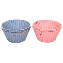 Kit de 2 Formas de Silicone Onduladas - Cinza e Rosa