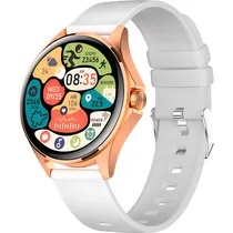 Relógio Smartwatch FTX AM12-RGW 49 MM - Rose Gold/Cinza