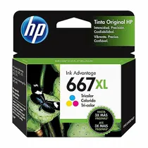 Cartucho de Tinta HP 3YM80AB 667XL - Color
