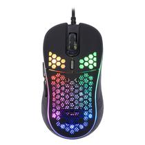 Mouse Gamer Satellite A-GM08 RGB com Fio 6400 Dpi - Preto