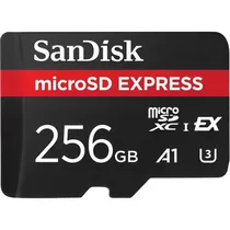 Cartão de Memória Micro SD Sandisk Express 880-650 MB/s U3 A1 256 GB (SDSQXFN-256G-GN4NN)