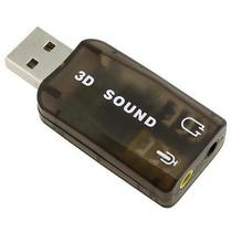 Adaptador de Audio USB p/ 5.1 P2 - 3D Sound