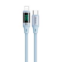 Cable USB-C A Lightning Mcdodo CA-1932 Pantalla Digital 36W 1,8 Metros Azul