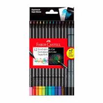 Faber Castell Lapiz Supersoft Caja Carton 12+2 Colores Frios