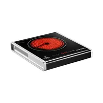Cocina Eléctrica Vitrocerámica Electrobras Smart Cook I EBVC-11D 1 Hornalla 110V Negro - Plata