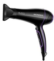 Secador de Cabelo Mondial Black Purple SCN-01 2000W 120V/60HZ - Preto