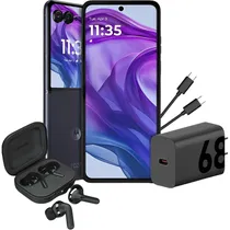Motorola Razr 50 Ultra XT2451-3 5G Dual 512 GB - Azul + Fone de Ouvido + Carregador + Estojo
