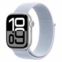 Apple Watch Series 10 MWWN3LW/A Caixa Aluminio 46MM Prata - Loop Esportiva Prata