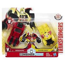 Transformers Hasbro Combiner de Choque Sideswipe & Bumblebee