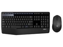 Kit Mouse e Teclado Logitech MK345 - Sem Fio - Ingles - Preto