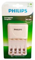 Carregador de Pilha Philips SCB2440NB/97 AA/AAA (Bivolt)