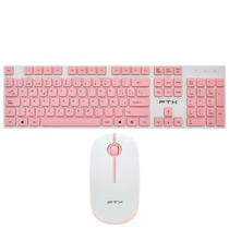 Tec/Mouse FTX FTXGK600 Wireless Espanhol Bran/Rosa