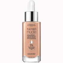 Serum L'Oreal True Match Nude com 1% de Acido Hialuronico 3-4 Light-Medium 30ML