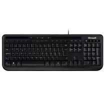 Teclado Microsoft 600 ANB-00005 ABNT PT USB Preto