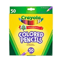 Lápices de Colores Crayola Colored Pencils 68-4050 50 Unidades