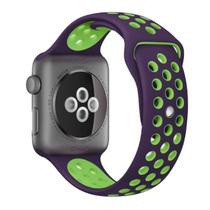 Pulseira Apple Watch Nike 42MM/44MM Roxo/ Verde