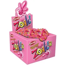 Chicletes Docile Zoah com Recheio Tutti Frutti 200G