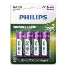 Pilha Recarregavel Philips AA 2500MA / 2 PCS