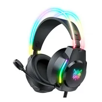 Fone P2 Onikuma X26 c/Mic USB Black RGB 3.5