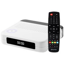 Receptor Fta Athomics S3 Full HD Iptv com Wi-Fi - Branco/Cinza