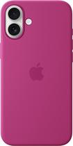 Case Apple para iPhone 16 Plus MYYE3ZM/A - Silicone Case Magsafe Fuchsia