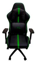 Cadeira Gamer Mtek MK02 (Ajustavel) Preto/Verde