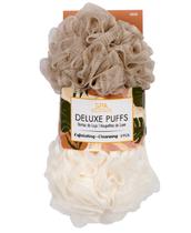 Cala Deluxe Puffs - Ivory/Tan