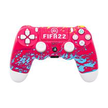 Controle Sem Fio Dualshock 4 para Playstation 4 (PS4) - Fifa 22 (Rosa)