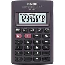 Calculadora Compacta Casio HL-4A-W-DP - Preto