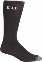 Meias 5.11 Tactical 6&&#35;34; Sock 59121-019 Preto - L (3 Pares)