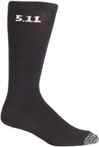 Meias 5.11 Tactical 6" Sock 59121-019 Preto - L (3 Pares)
