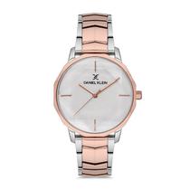 Relogio Analogico Feminino Daniel Klein Premium DK.1.12555-5 - Rosa Ouro/Prata